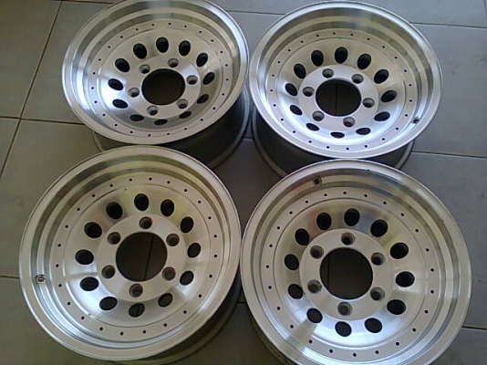 หยดน้ำ15X7 ET0  6/139 เงาใสวิ้งๆ1ชุดส่งได้ทั่วไทย