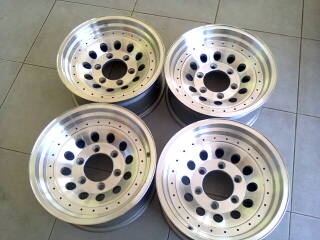 หยดน้ำ15X7 ET0  6/139 เงาใสวิ้งๆ1ชุดส่งได้ทั่วไทย