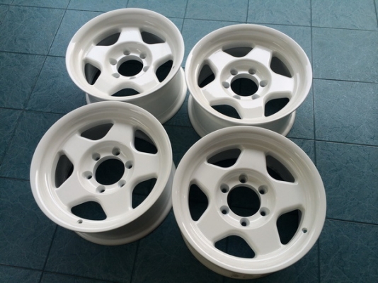 ขายล้อ BRADLEY V 16x8 สีขาว สภาพของใหม่ ราคามือ2