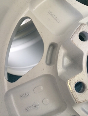 ขายล้อ BRADLEY V 16x8 สีขาว สภาพของใหม่ ราคามือ2