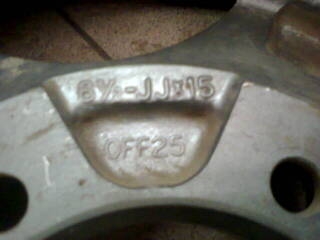 MADE IN JAPAN BERG-S  R15X6.5 ET25 6/139 ล้อ2ชิ้นแท้เดิมหายากครับ1ชุด