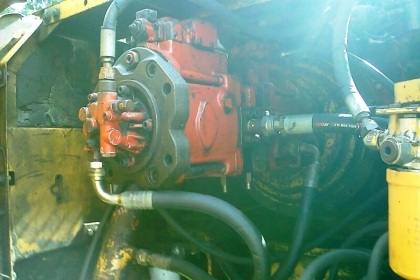 รถแบคโฮ CAT 330 B อาร์มพิเศษ