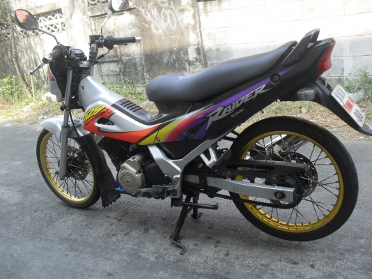 SUZUKI RAIDER 125 4 VALVE รถเครื่องเดิมๆสภาพพร้อมใช้ เอกสารพร้อมโอน