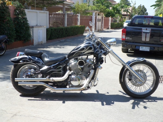 วุฒินนบุรี// ขาย STEED600cc. แต่งแพงขอแบนเก็บงานแล้วสวยๆเครื่องดีคาบูเดียวหล่อๆ อินวอย+สรรพสารมิตร