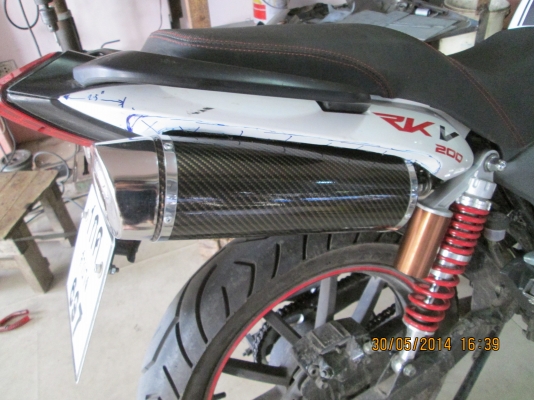 ท่อคู่ keeway rkv 200 (ปิดการขาย ขายแล้วจ๊ะ)