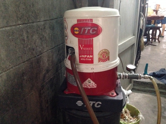 ขายปั้มน้ำอัตโนมัติ ITC (Hitachi) 150 W สภาพสวยมาก วิ่งนิ่ม ไม่มีรั่วซึม พร้อมใช้งาน รับประกันคุณภาพการใช้งาน ดูประวัติการขายผมได้ครับ