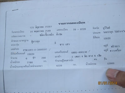 ขาย Deca Uro 2 ปี 48 หกล้อตู้สิบบานยาว 7.2 m สวยมาก โทร 088-4501277