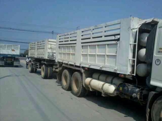 ขายสิบล้อดั้มHINO mega260แรงติดก๊าซNgv7ถังลูกสามมิตรลอนเฉียงพร้อมใช้งาน