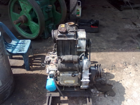 คูโบต้า zb 500 c-1 2สูบ 12เเรงม้า 3450รอบ ใช้ ไดสตาร์ท