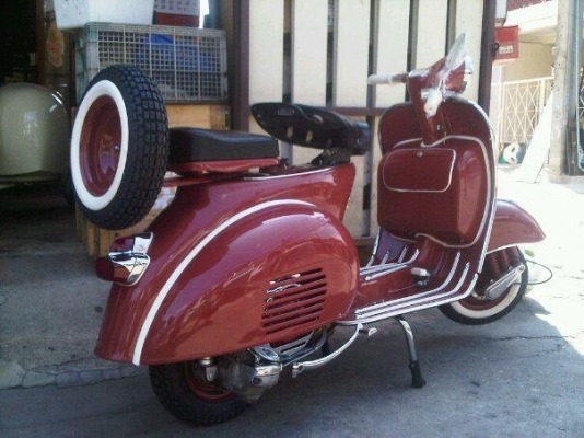 ya vespa เสนอสั่งจอง bajaj 64 โฉมอิตาลี (ไม่ใชjงานสาดสี )งานคุณภาพทุกขั้นตอน สุดคุ้ม45,000฿