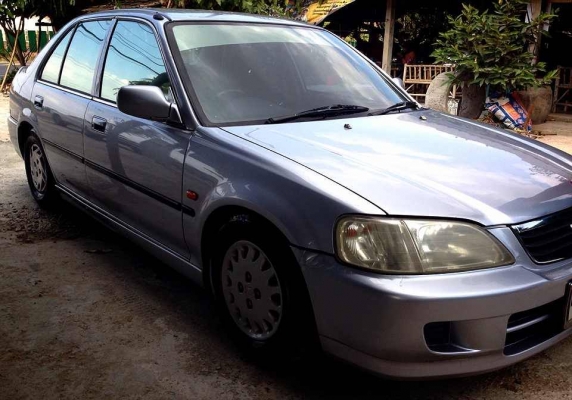 ***ขายแล้วครับขอบคุณ Truck2hand ขายรถเก๋งราคาเบาๆ HONDA CITY 1.5Exi Aito ปี43/00 เครื่องเดิมเกียร์เดิมหัวฉีด V-tec แน่นแรงดี ไม่เคยติดแก๊ส ช่วงล่างดี ล้อแม็กยางสวย หัวเก๋งสวยไม่ผุ หน้า-หลังเดิม ไม่เคยชนหนัก ยางสวย4เส้น ภายในสวยครบ พ.พาวเวอร์ แอร์เย็น กระจ