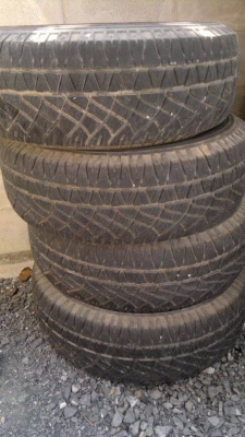 ยางmichlin latitude hp265/70/16ปี12สภาพสวย ถอดจาก4x4ที่บ้านครับ