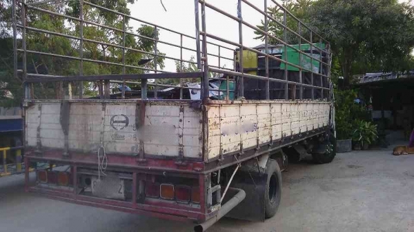 ขายรถ 6 ล้อ กระบะคาร์โก้รั้วสูง ยาว.6.20 ม. HINO FD3H เครื่อง HO7D รถสวยรีบจองด่วน
