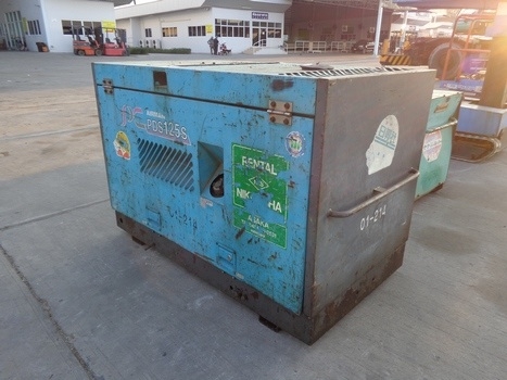 ขายด่วนเครื่องปั๊มลมAIRMAN PDS125S เก่าญี่ปุ่นพร้อมใช้