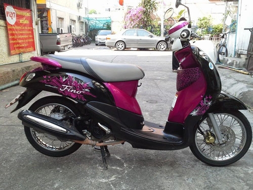 Fino ปี 54 วิ่ง สีดำ ม่วง 7,000 กม. รถสวย เครื่องเยี่ยม พิสูจน์ได้เลย