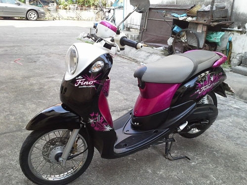 Fino ปี 54 วิ่ง สีดำ ม่วง 7,000 กม. รถสวย เครื่องเยี่ยม พิสูจน์ได้เลย