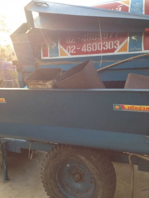 เครื่องนวดข้าว ถั่ว พ่วงรถไถ จัมโบ้ 5500 ต้องการขายด่วน