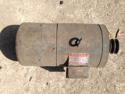 ขายมอเตอร์ mitsubishi 2 HP. 220 V ไฟบ้าน รุ่นเก่า เดิมๆอุปกรณ์ครบ ไม่เคยพันใหม่ พร้อมใช้งาน