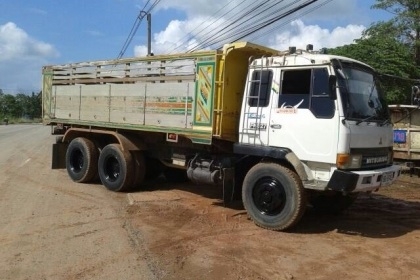 ขายรถบรรทุกสิบล้อดั๊มพ์ Mitsubishi TD เครื่อง 6D17 220 แรง กระบะมิเนีนม ทะเบียนพร้อม