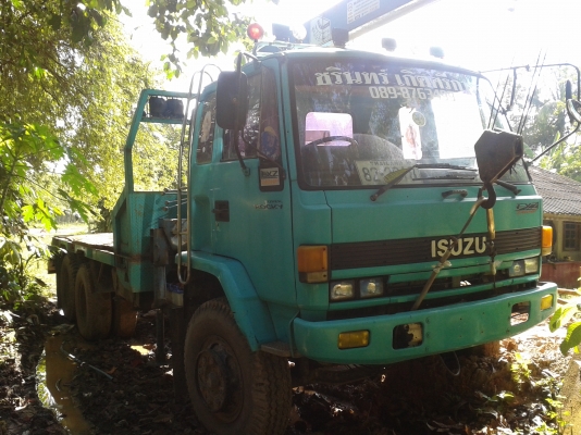 10ล้อ ISUZU ROCKY 210 2 เพลา ท้ายลาดติดเครน3ตัน รถใช้งานอยู่ สภาพสวย คัทซีสวย ราคาต่อรองได้