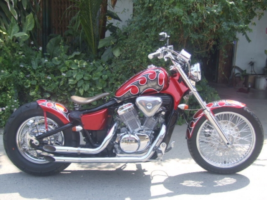 ขาย STEED 400 ปี95 เก็บงานใหม่ สีcustoms แต่งโอสคูล สรรพสามิต