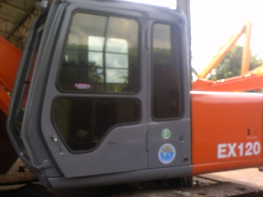 รถแบคโค HITACHI EX120-2 บูมยาว รถสวยพร้อมใช้งาน แอร์เย็น