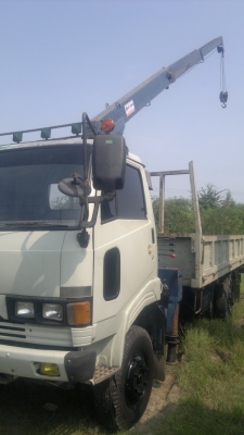 ขายอีโน่ 6 ล้อFC144A  165 แรง เครน 3 ตัน 3 ชัก ยาว 4.80 ม. มีแอร์ พวงมาลัยเพาเวอร์ ครัชซีสวย