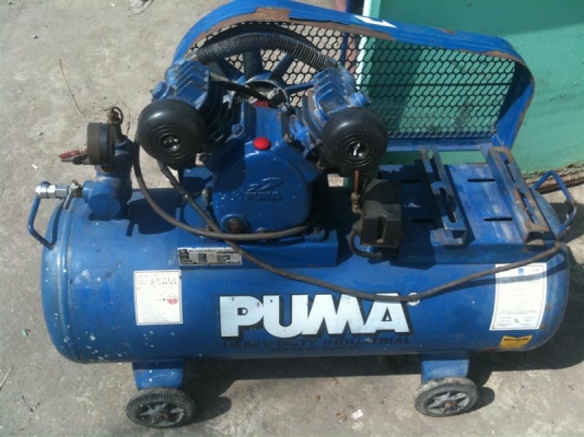 ปั๊มลม PUMA 64 ลิตร 1/2 HP ไม่มีมอเตอร์ เดิมเดิม ไม่เคยซ่อมสีเดิม