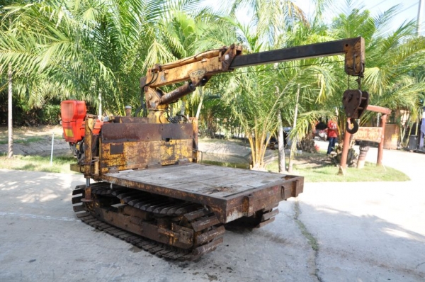 ขายรถบรรทุกตีนตะขาบ YANMAR ติดเครน1ตัน สภาพสวยเดิมนำเข้าญี่ปุ่น ขายถูก