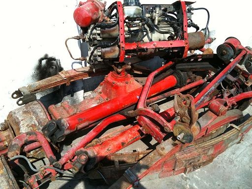 ขาย แชสชีส HINO ยาว 7ม.80ชม. พร้อม ช่วงล่าง + กะทะล้อ ครบชุด