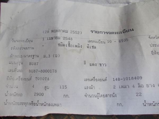 TOYTOYOTA DYNA 115 -BU87 พวงมาลัยพาวเวอร์ เครื่องดี คัดซีสวย เล่มเอกสารพร้อมชุดโอนครบ โทร0876414953 ,มอส! ราคาคุยกันได้