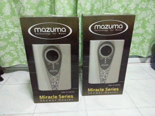 เครื่องทำน้ำอุ่น mazuma รุ่นEN1-G45-PPE ของใหม่ไม่เคยใช้ครับ