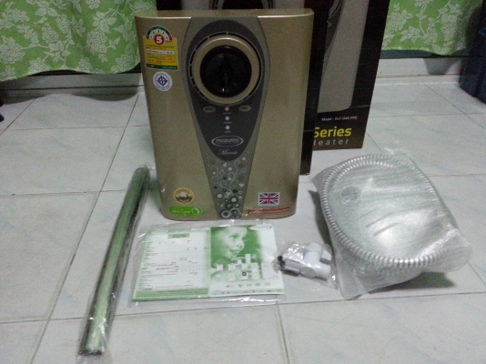 เครื่องทำน้ำอุ่น mazuma รุ่นEN1-G45-PPE ของใหม่ไม่เคยใช้ครับ