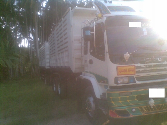 ขายรถพ่วงอีซูซุ  320  ปี  48  รถสวยหัวบางเดิม  ยางเต็ม  18 เส้น