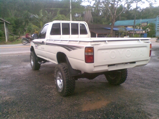 ขายกระบะ  โตโยต้า  ไมตี้  ปี  94  ดัดแปลงเป็นสองเพลา  วางคานแข็ง  4x4  โฟวิล  พร้อมลุยงาน  รถบ้าน