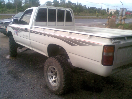 ขายกระบะ  โตโยต้า  ไมตี้  ปี  94  ดัดแปลงเป็นสองเพลา  วางคานแข็ง  4x4  โฟวิล  พร้อมลุยงาน  รถบ้าน