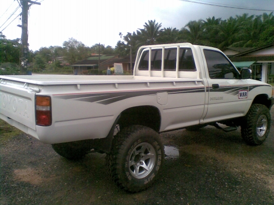 ขายกระบะ  โตโยต้า  ไมตี้  ปี  94  ดัดแปลงเป็นสองเพลา  วางคานแข็ง  4x4  โฟวิล  พร้อมลุยงาน  รถบ้าน