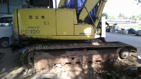 PC120-6 Komatsu ไฟฟ้าครบ เอกสารใบเสร็จซื้อสด (บ.ยนตการ)ช่วงล่างเต็ม แอร์เติมน้ำยา เครื่องเสียงพร้อม