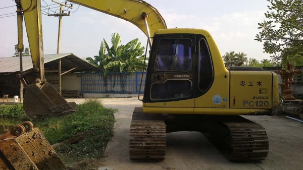 PC120-6 Komatsu ไฟฟ้าครบ เอกสารใบเสร็จซื้อสด (บ.ยนตการ)ช่วงล่างเต็ม แอร์เติมน้ำยา เครื่องเสียงพร้อม