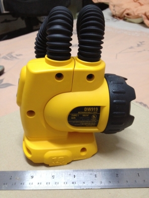 ไฟฉายถอดหัวได้ DeWALT DW919 18V ไม่รวมแบ็ตและที่ชาร์จ Made in Maxico