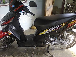 ขายHONDA คลิก ปี 50 คอมบายเบรค ทอปเดิมเดิมแต่งภายนอกนิดหน่อย ราคา15500 บาท