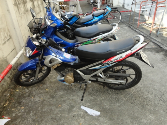 ขายซูกิริดเดอร์ 150 CC ทวินแคม สภาพเดิม ราคา 16500 บาท