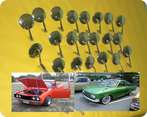 ขายกระจกแก้มดัทสัน 620  521 320 เเละมาสด้800 1000 1200 พร้อมรูปตัวอย่างรถตอนใส่ด้วยคับ