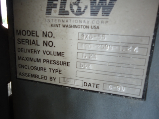 ขายปั้มน้ำ วอเตอร์เจ็ท ยี่ห้อ FLOW Model :9XD-55 จาก USA