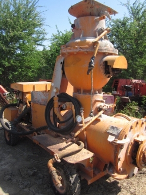 ขาย-เครื่องผสมคอนกรีต/ เครื่องยิงปูน SANWA: S4C-1T เครื่องยนต์ด๊อช (DOHC) ดีเซล 2 สูบ