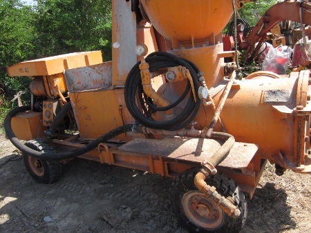 ขาย-เครื่องผสมคอนกรีต/ เครื่องยิงปูน SANWA: S4C-1T เครื่องยนต์ด๊อช (DOHC) ดีเซล 2 สูบ