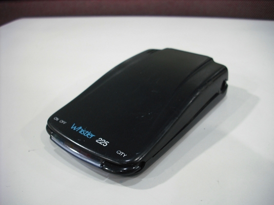 เครื่องเตือนการตรวจจับความเร็ว WHISTLER 225