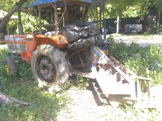 ขายรถไถเล็ก KUBOTA L2202 พร้อม ฐานไถ+โรโตรี่ตัดหญ้า เครื่องดีเกียร์ดีพร้อมใช้ ราคาถูก
