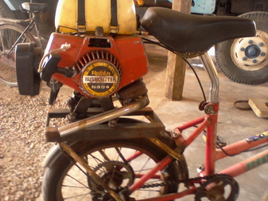 ขายจักรยานติดเครื่องตัดหญ้า