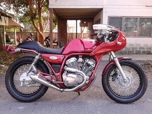 ขายด่วนๆๆๆ SRV250 cafe แต่วแนวอังกฤษ สวยๆๆ45,000ราคาพร้อมส่งคับ